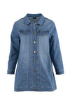 GoAmela Long denim jacket - Noos