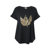 GoGitte T-shirt with print - Blad