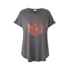 GoGitte T-shirt with print - Blad