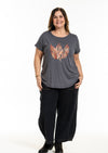 GoGitte T-shirt with print - Blad