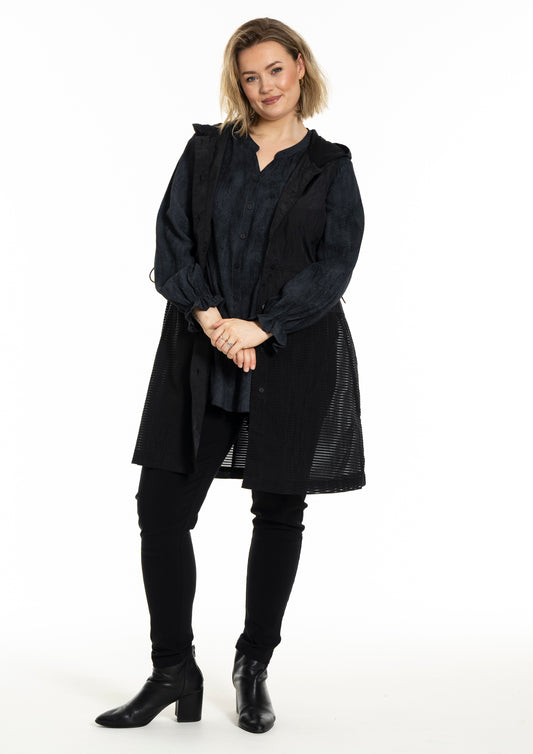 GoChristina G256024 - Lang Vest med Hætte