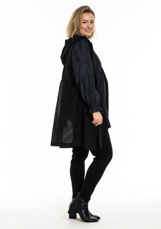 GoChristina G256024 - Lang Vest med Hætte