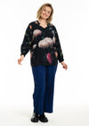 GoKetty - Bluse med store blomster