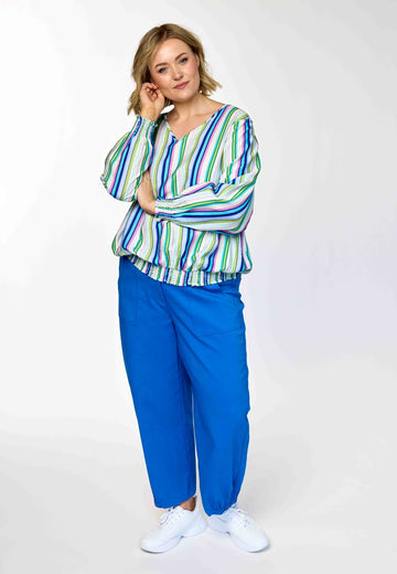 GoVera - Stribet Bluse FJ