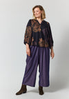GoVilde - Bluse med Store Blomster