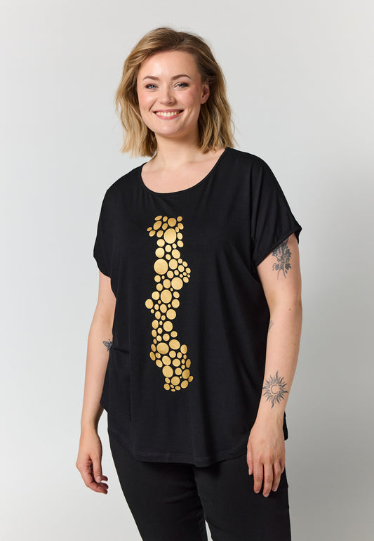 GoGitte - T-shirt med Print