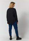 GoGitte - Langærmet T-shirt med V-hals