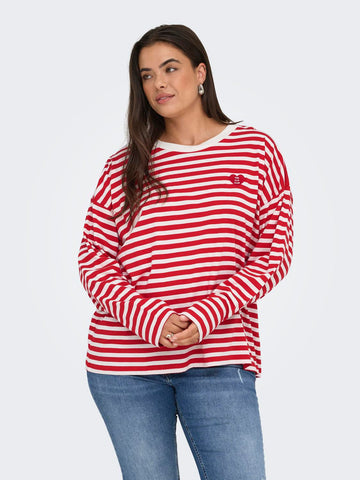 CARLIVINA - Stripete Bluse