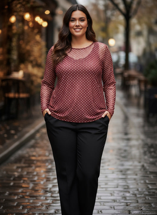 CpGwenna Blouse 3 - Mesh Bluse