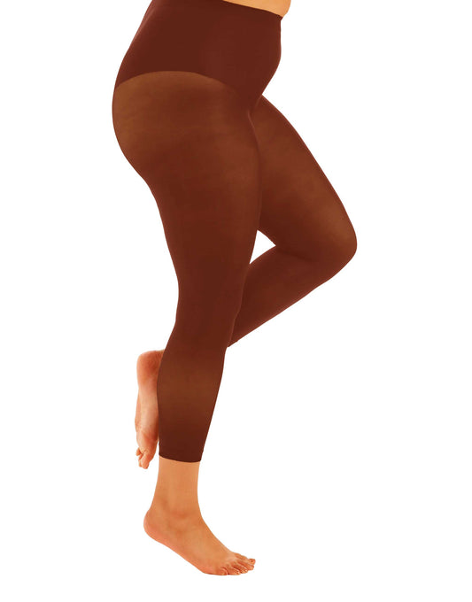 50 denier Footless tights med super-stretch fra Pamela Mann