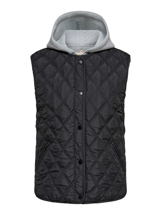 CarRisso - Quiltet Vest med Hætte