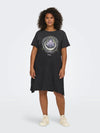 CARLUCY - T-Shirt Kjole med Print