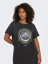 CARLUCY - T-Shirt Kjole med Print