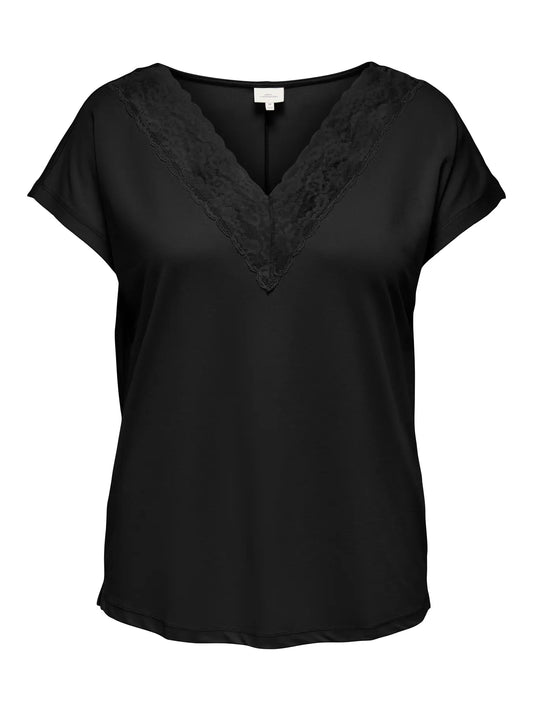 CarNicky - Bluse med Blonde