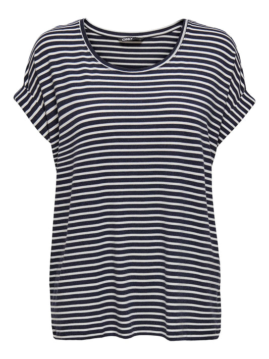 CARMOSTER - Stribet Bluse - NOOS