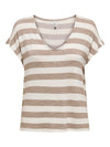 CARLIRA - Stribet Bluse - Noos