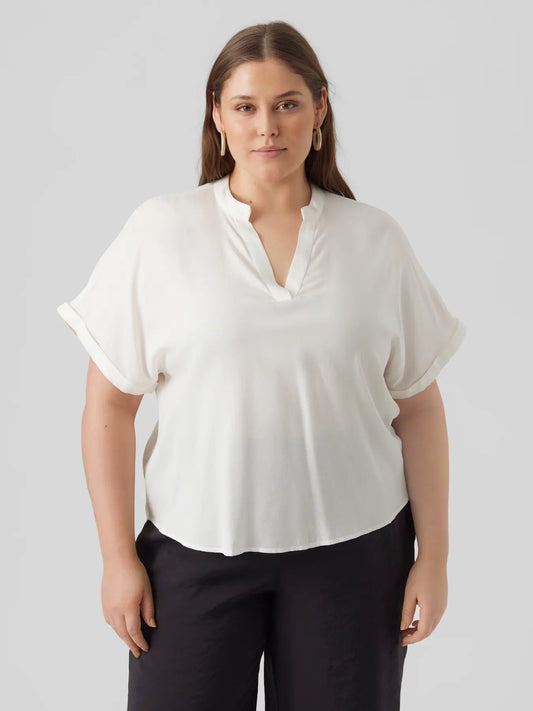 VmcBeauty - Kortermet bluse - Noos