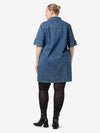 NMNEW SIGNE - Kortermet denimkjole Noos