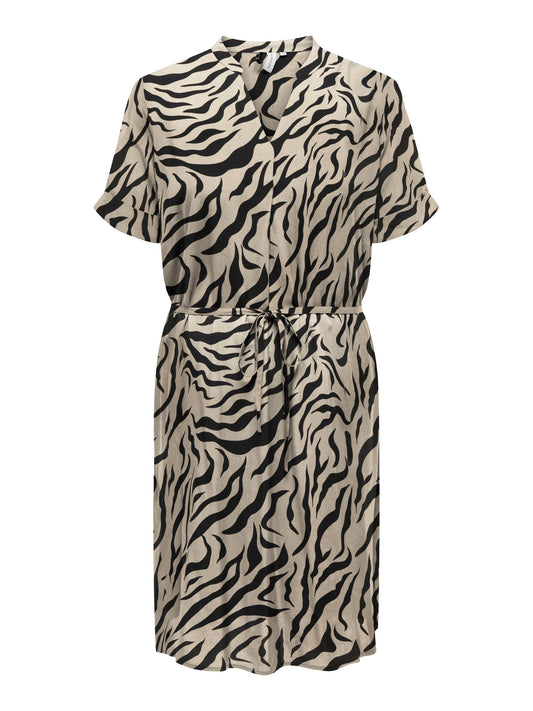 CARNOVA LIFE SS V-NECK DRESS