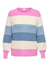 CARNEW DARIA L/S STRIPE PULLOVER KNIT