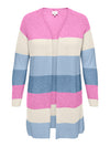 CARATIJA L/S STRIPE KNIT CARDIGAN