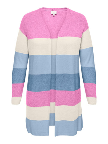 CARATIJA L/S STRIPE KNIT CARDIGAN