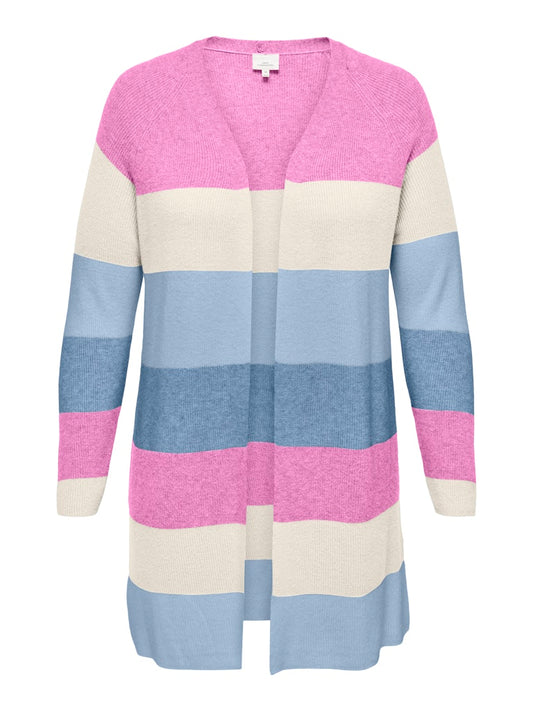 CARATIJA L/S STRIPE KNIT CARDIGAN