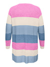 CARATIJA L/S STRIPE KNIT CARDIGAN