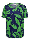 CarFlorra - Bluse med V-hals