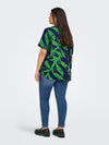 CarFlorra - Bluse med V-hals