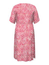 CARMARRAKESH LIFE 2/4 V-NECK DRESS AOP