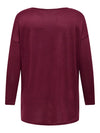 CARALBA - Lang Bluse med nitter