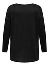 CARALBA - Lang Bluse med nitter