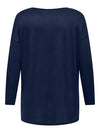 CARALBA - Lang Bluse med nitter