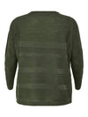 CARAIRPLAIN L/S PULLOVER KNIT NOOS