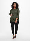 CARAIRPLAIN L/S PULLOVER KNIT NOOS