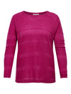 CARAIRPLAIN L/S PULLOVER KNIT NOOS