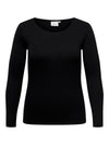 CARLONNY - Basis Bluse - Sort