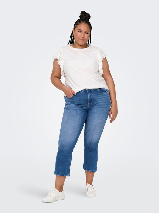 CARWILLY -  7/8 Flared Jeans