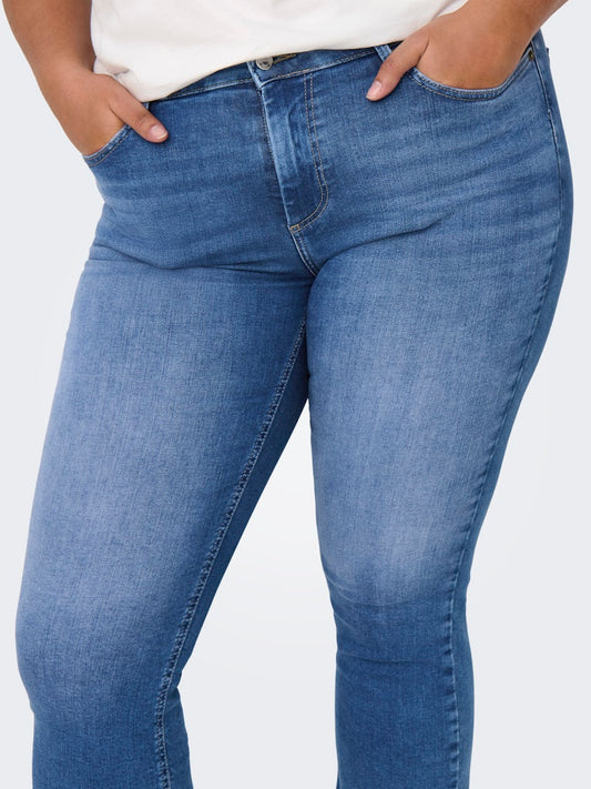 CARWILLY -  7/8 Flared Jeans