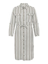 CARCARO LS LINEN SHIRT DRESS