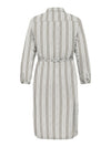 CARCARO LS LINEN SHIRT DRESS