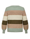 CARNEW DARIA L/S STRIPE PULLOVER KNIT