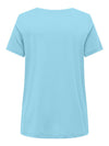 CARBONNIE -T-shirt med A-form- NOOS