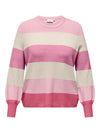 CARNEW DARIA L/S STRIPE PULLOVER KNIT