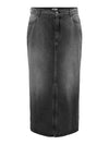 CARCILLA -  Lang Denim Nederdel
