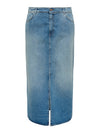 CARCILLA -  Lang Denim Nederdel