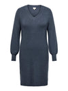 CARKATIA LS V-NECK DRESS KNIT NOOS