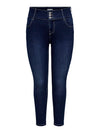 CARANNA - HW Jeans - Blå - NOOS