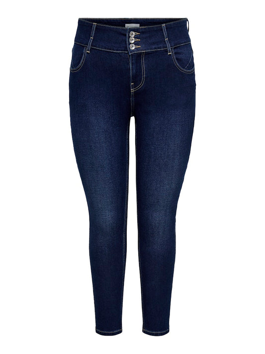 CARANNA - HW Jeans - Blå - NOOS